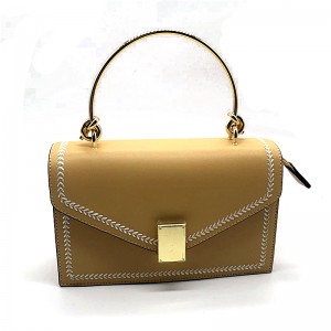 Wholesale Lady handbag with Metal Buckle  guangzhou leather factory   totebag